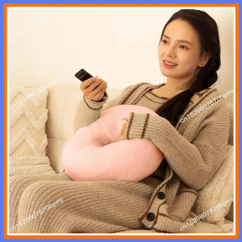 BAAE Tablet Stand Pillow, 360°Adjustable Phone Holder For Bed With Soft Plush Fabric, And Detachable Bowl