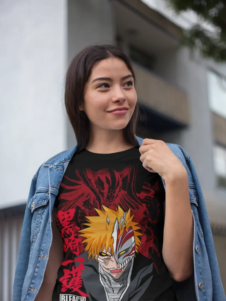 Bleach Ichigo Kurosaki Manga Strip Anime Unisex Tshirt T-Shirt Soft Tee