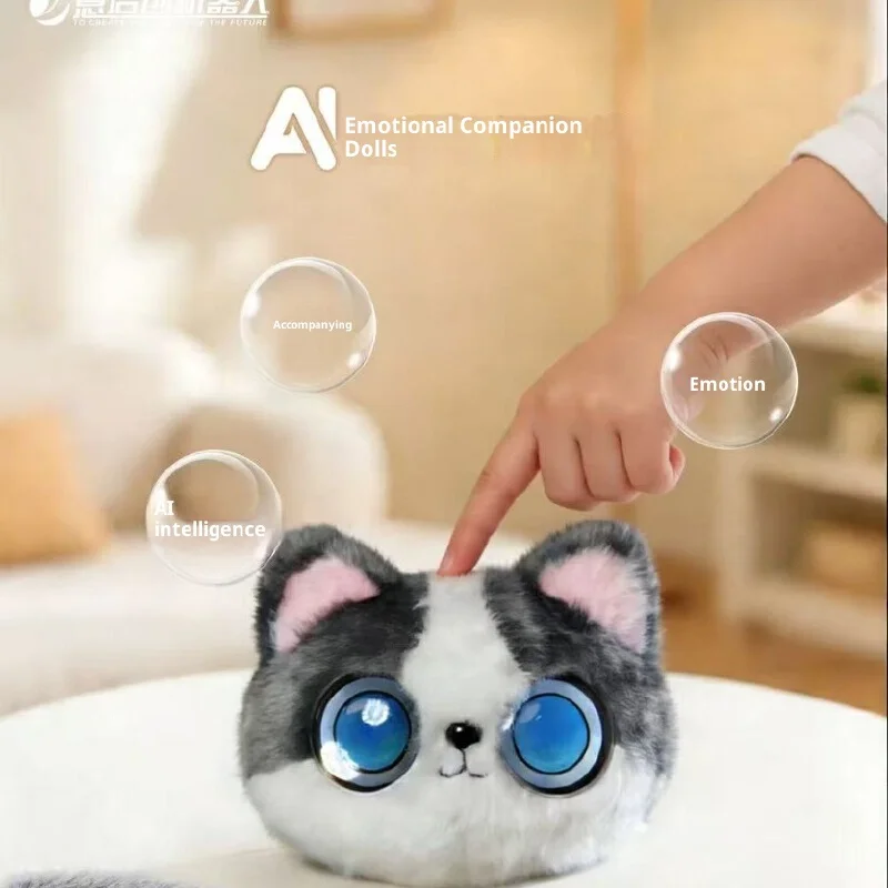 Doubao Ai Intelligent Chat Robot Voice Conversation Emotion Soothing Plush Companion Doll For Adult Home Ideal Gift