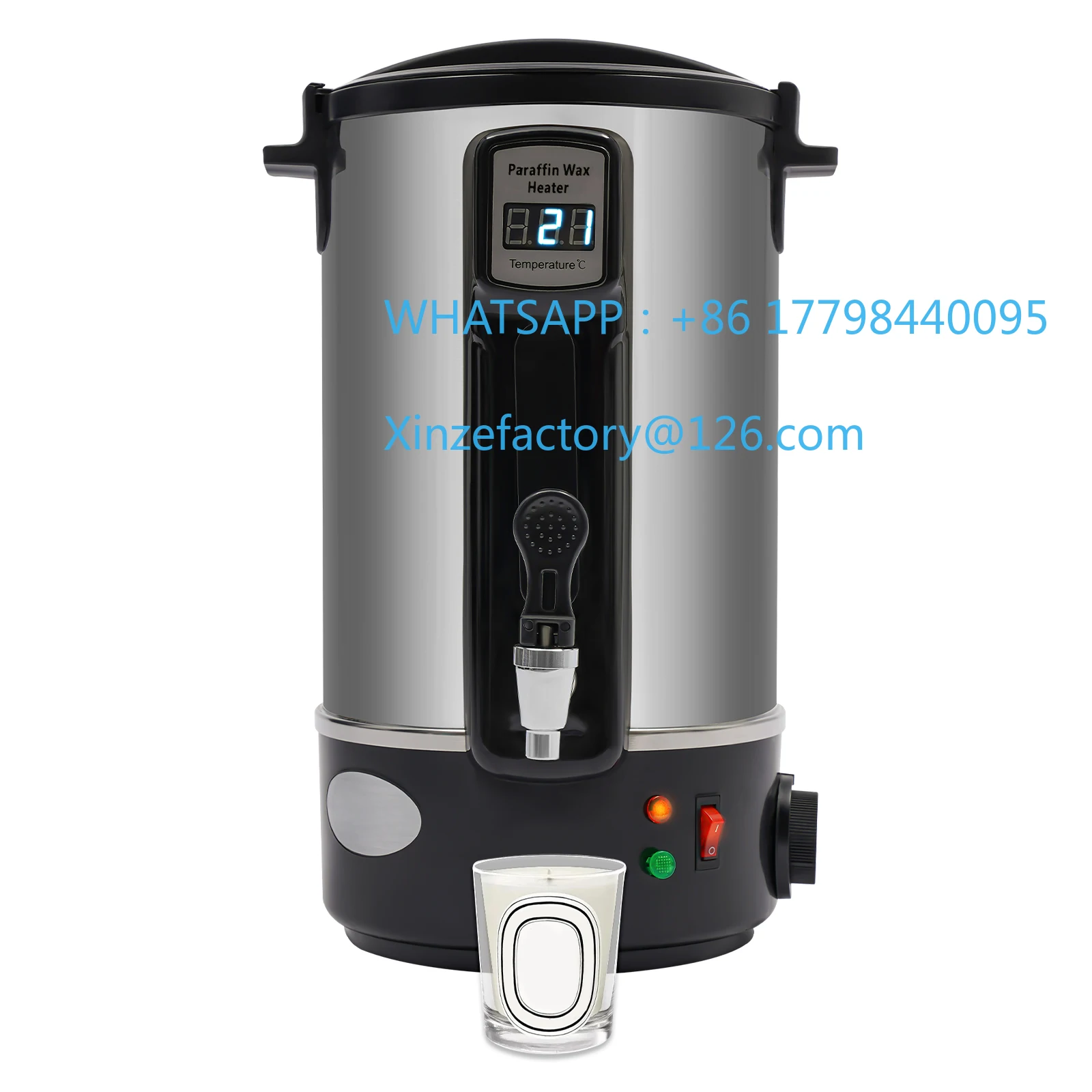 

Customizable 8L Wax Melt Electric Wax Melting Pot Electric Adjustable Temperature