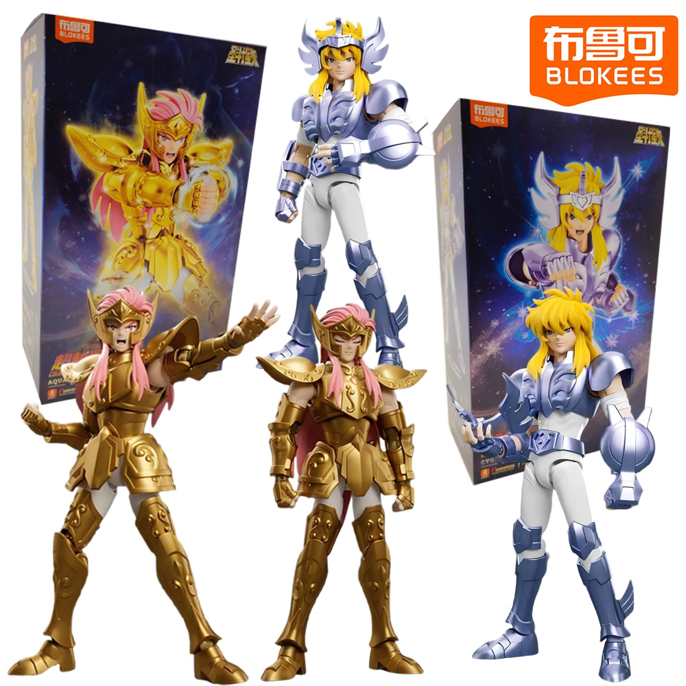 

New BLOKEES Original Saint Seiya Action Figures Champion Class Series Anime Movable Model Collection Dolls Trendy Toys Gifts