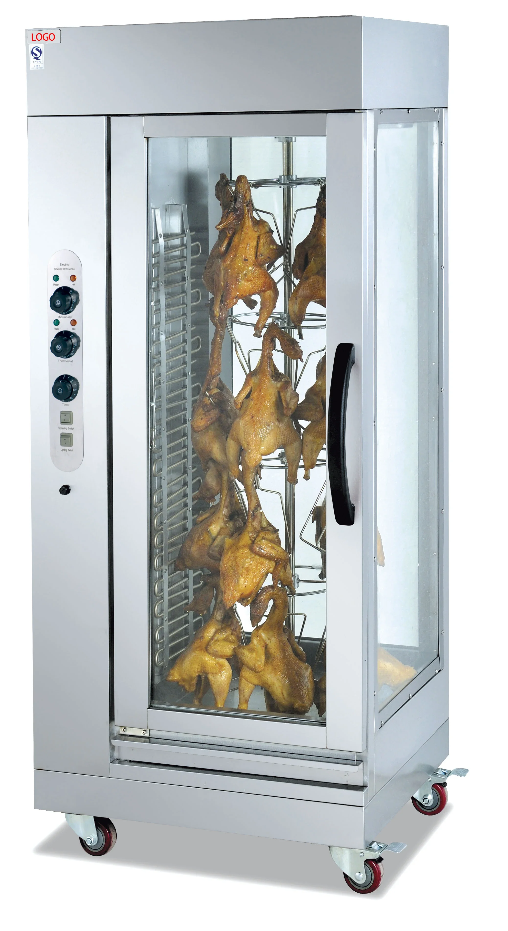 Hot Sale Commercial Chicken Roaster Oven Electric Vertical Chicken Rotisserie for Catering Equipment