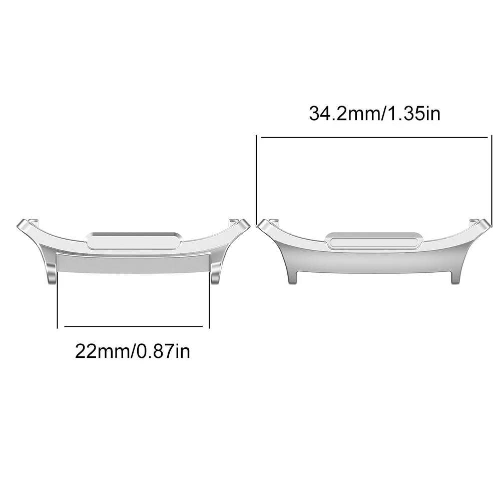 อะแดปเตอร์สายนาฬิกาโลหะ2ชิ้นอะแดปเตอร์เชื่อมต่อสแตนเลส22mm/24mm สำหรับ Samsung Galaxy Watch 7 ultra 47mm