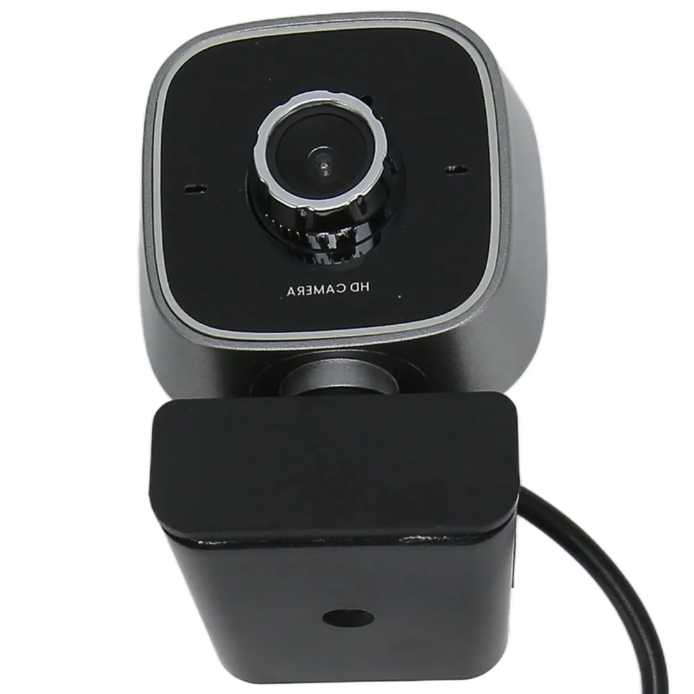 720P HD Webcam Built-in Mic Manual Focus Anti Slip Silicone Base USB Web Camera CMOS Sensor Clear Sound Pickup Smart Webcam