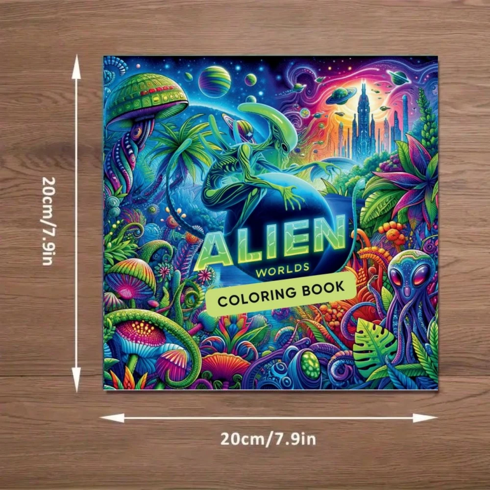 1pc Art Coloring Book Original Upgraded Paper 70g/sqm 22pcs Single Pages Coloring Books Gift For Holiday Birthday Party