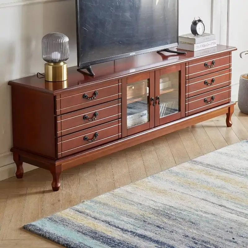 

Classic Unique Tv Cabinet Living Room Narrow Wooden Designer Living Room Tv Stands Luxury Modern Mueble Televison Furniture Home