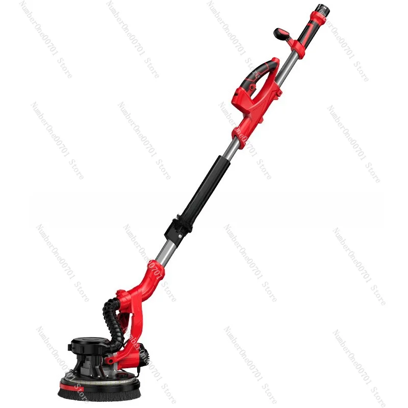 9-Inch Wall Sander with LED Light, 225mm Drywall Grinder Self-Vacuum Dust Extraction for Ceiling Polishing