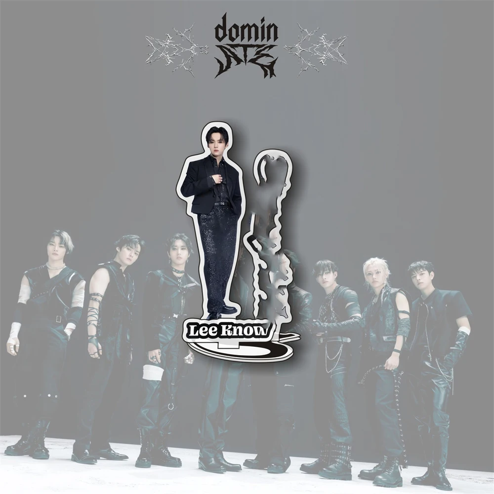 10cm KPOP Stand Figure Acrylic Model Bangchan Felix Hyunjin Bangchan Lee Know New Album ATE Series Standing Up Desktop Fans Gift