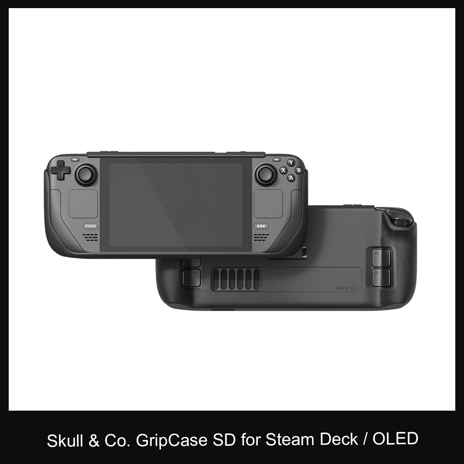 Skull & Co. GripCase SD Protective Case Standable Cover Soft Material Shell for Steam Deck EDC Case Carring Bag for Steam OLED