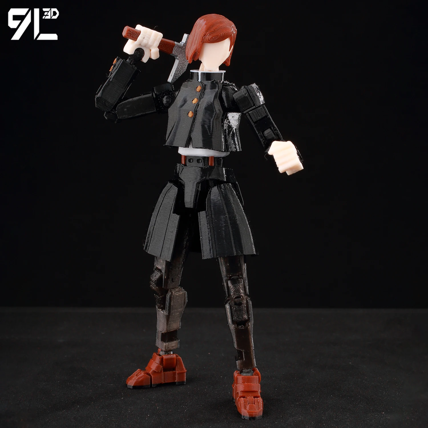 アニメフィギュア 9L3D プリント Jujutsu Dummy13 Lucky13 T13 Titan13 Kaisen 釘崎