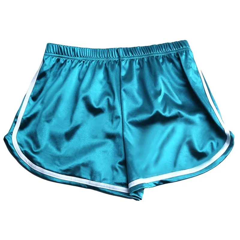 Shorts de sport décontractés à taille élastique lisse pour femmes, shorts de loisirs d'été, style européen et américain, mode