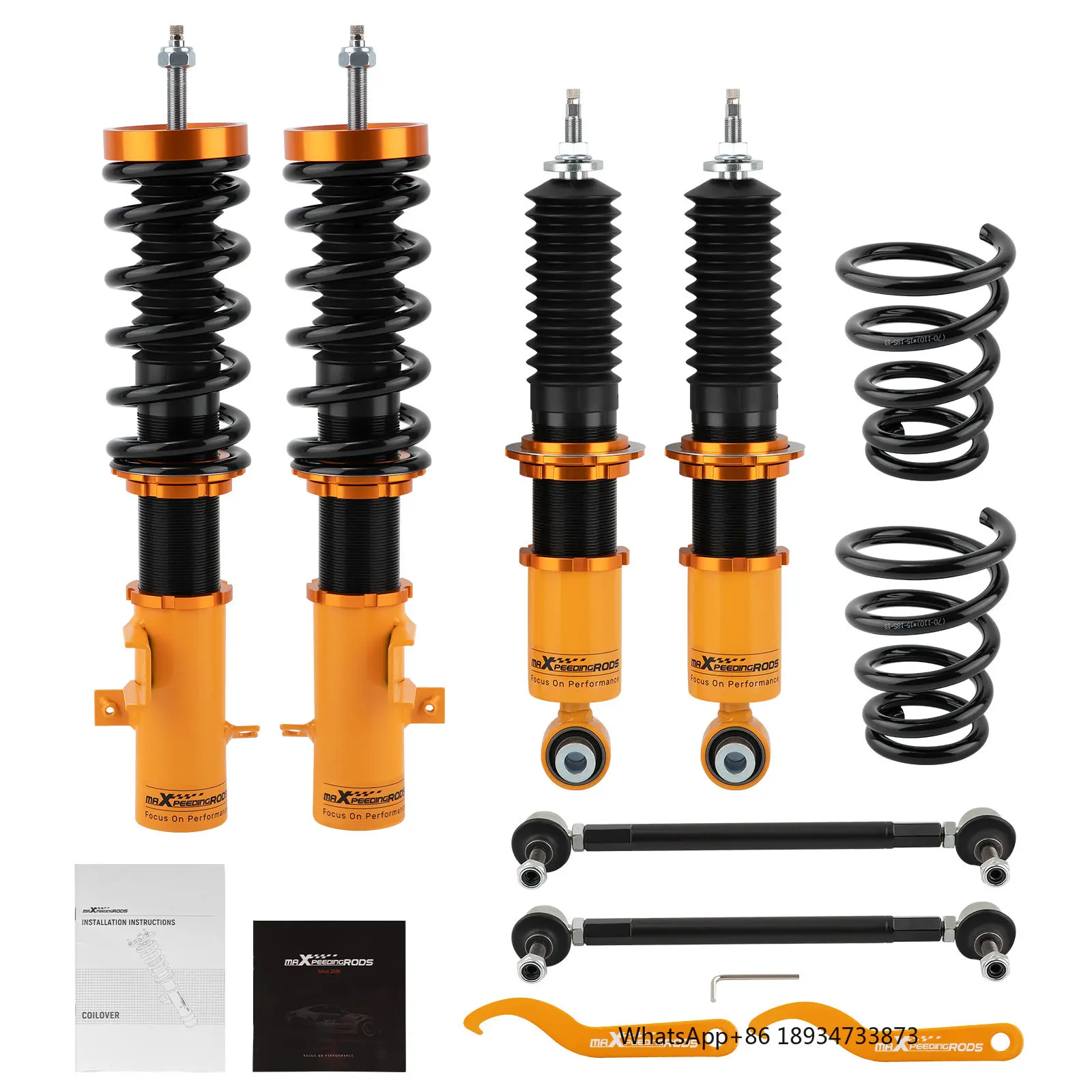 Adjustable Full Coilovers Shocks for Chevrolet Camaro 2010-2015 Shock Absorber Suspension