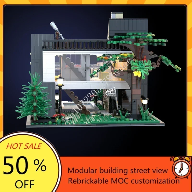 1570PCS Ararat villa Modular MOC Creative street view Model Building Blocks Architecture DIY Education Assembly Model Toys Gifts