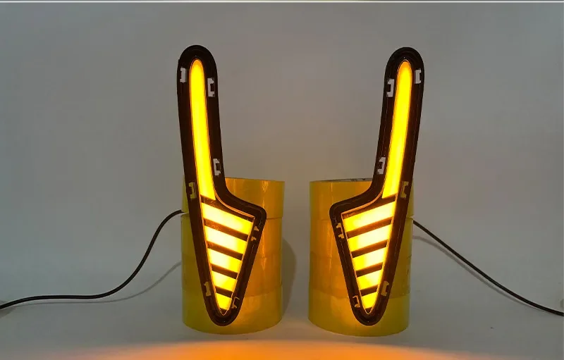 For Geely Geome EX2 2025 2026 Car Led Daytime Running Light Dynamic Turn Signal DRL Front Fog Lamp 12V Daylights Accessories detail image 8