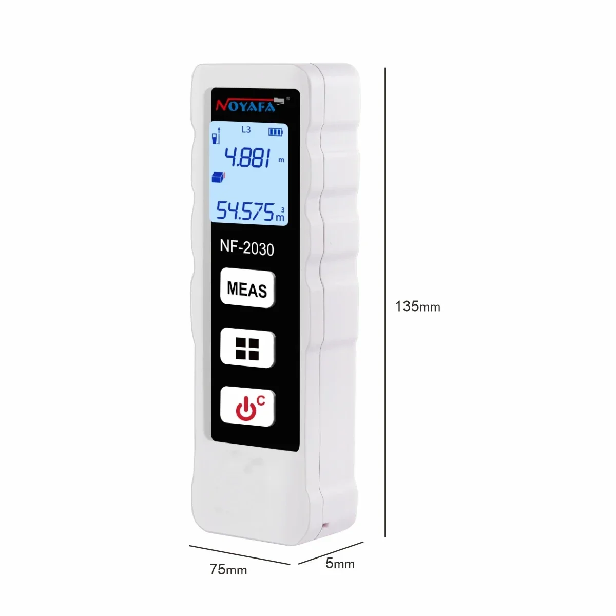 Latest NOYAFA NF-2030 Digital Laser Distance Meter High Precision 30M Laser Rangefinder Handheld Measure Tape Construction Tools
