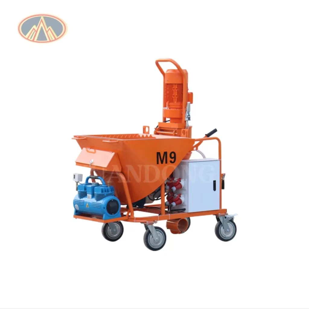 Electric Mortar Spray Machine High Efficiency Gypsum Paint Airless Putty Spray Equipment - view 4