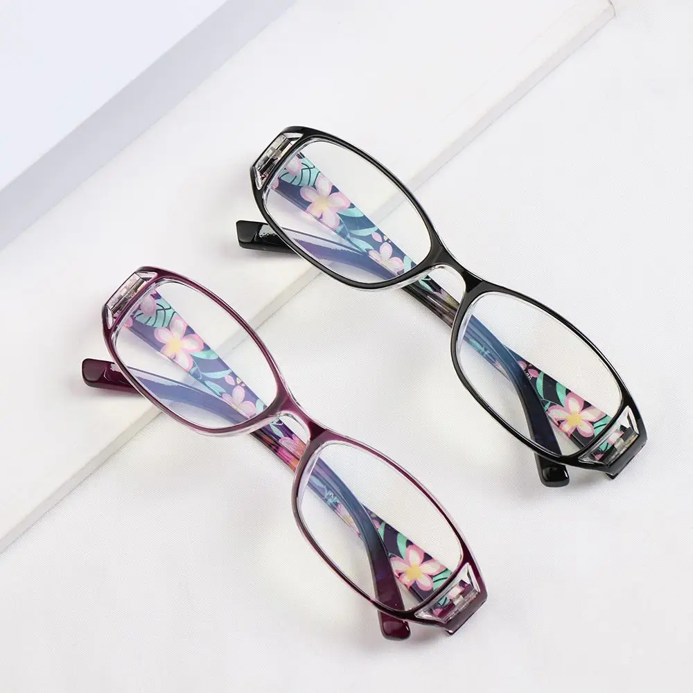

Women Elegant Flowers Vintage Reading Glasses Ultra Light Frame Eye Protection Anti-Blue Light Eyeglasses