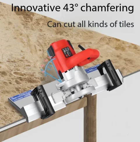 QJ-8601 Tile Chamfering Machine 48-Inch Multifunctional Ceramic Tile Chamfer Electric Foldable 43 Degree Stone Cutting Machine
