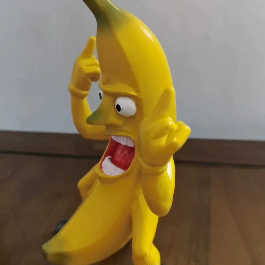17cm Funny Banana Man Statue Resin Action Figure Collection Model Craftwork Cabinet desktop home Decor Ornament adult Gift