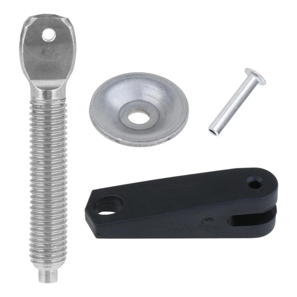 صيانة القوارب لون فضي أجزاء القوارب القابلة للنفخ أجزاء القوارب المصنوعة من الفولاذ المقاوم للصدأ أجزاء عالية الأداء تصميم خفيف الوزن #5