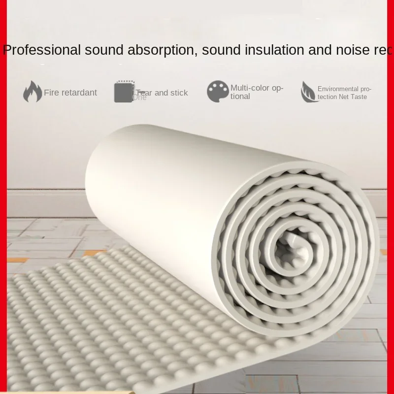 Super sound-absorbing curtain Wall sticker Door sticker Window sound insulation Household wall sound insulation board