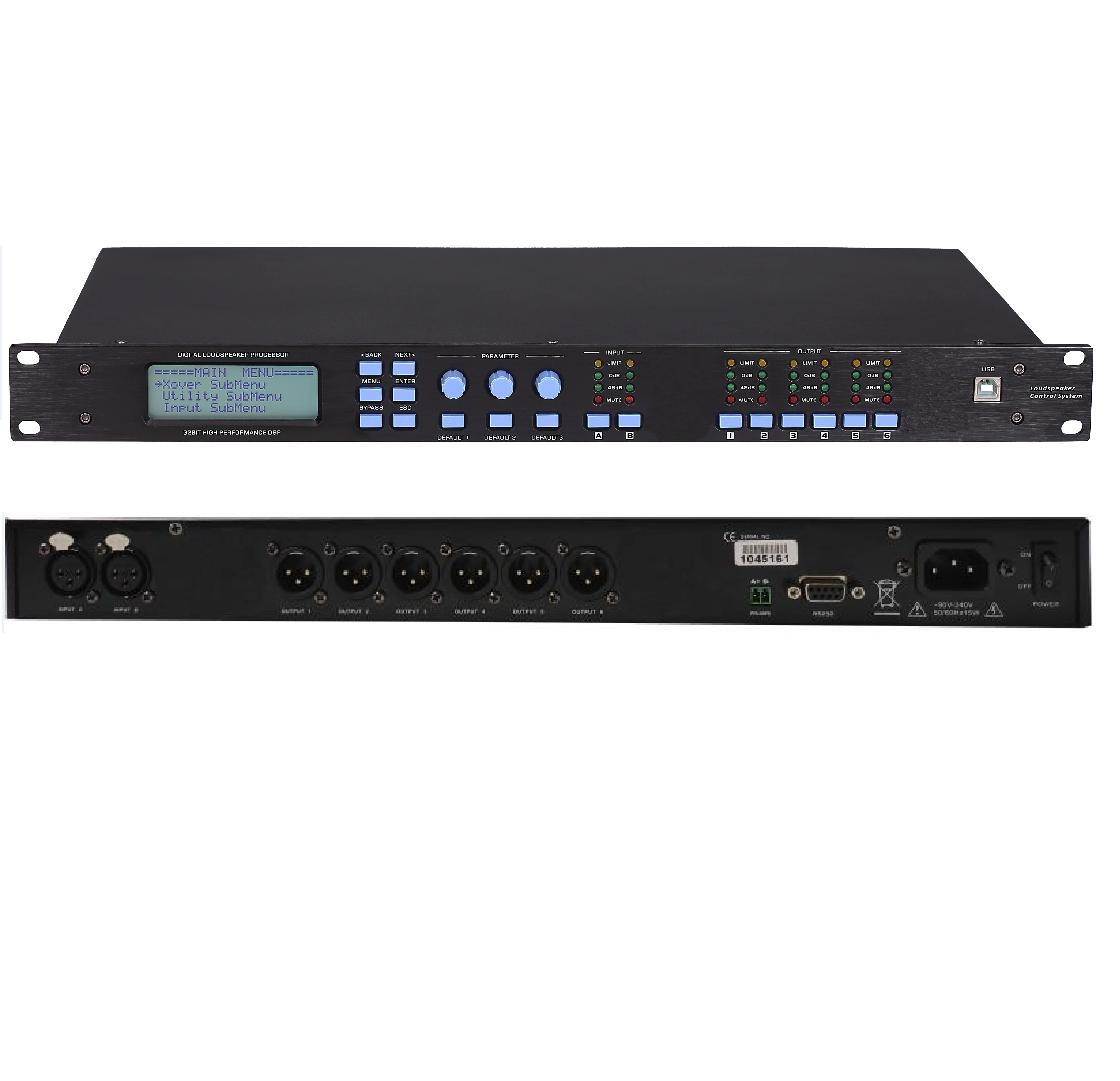 Wholesale good quality DriveRack 260 2 x 6 Signal Processor for 2 x 6 Loudspeaker Management System with Display