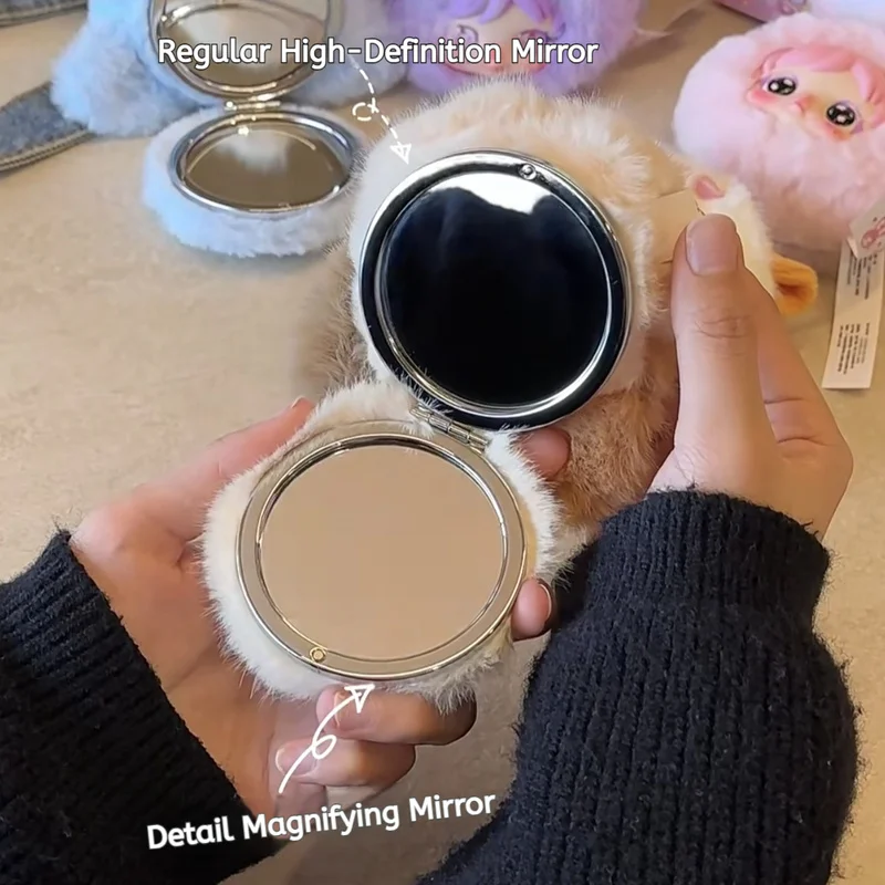 حقيقي ايمي مرآة ماكياج صغيرة سلسلة صندوق أعمى لعبة عصرية لطيف أفخم دمية حقيبة سلسلة مفاتيح هدية سحرية للفتيات والنساء