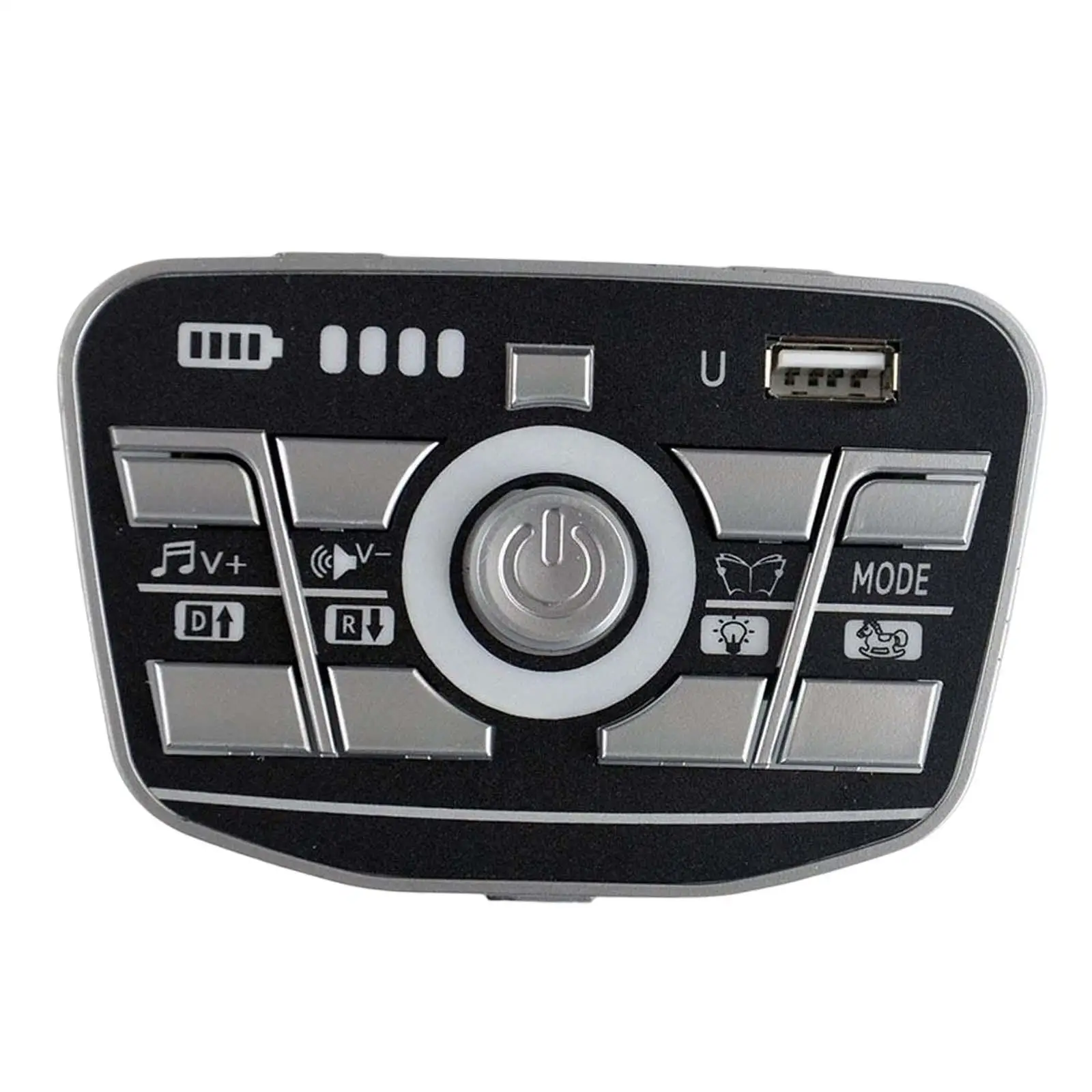 Central Panel Multifunctional Electric Toy cars music powers Display Center Panel for Powered Wheels Replacement Parts Toy Parts