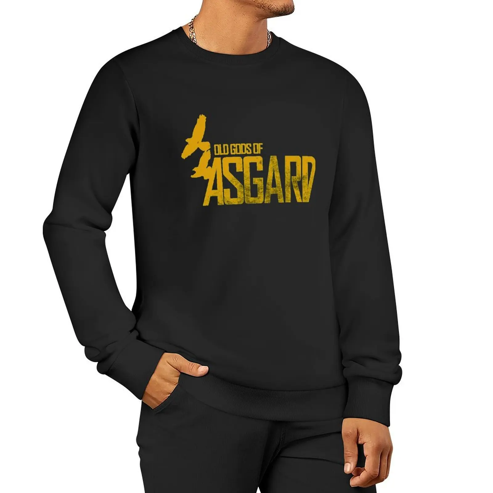 

Alan Wake Inspired Old Gods of Asgard Band Pullover Hoodie mens clothing anime clothing men sweatshirt