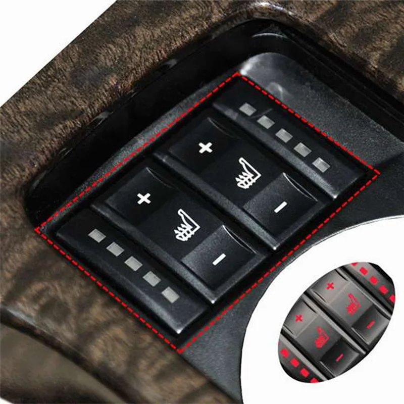 

Car Seat Heating Button Switch Control For Ford Mondeo MK4 S-MAX Galaxy MK 3 Accessories 6M2T19K314AC
