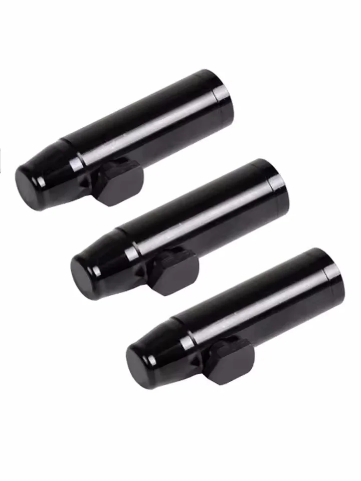 3 قطع من شاكر الفلفل الصغير المعدني الفاخر، موزع توابل SnufBullet، محلي لتخزين السفر