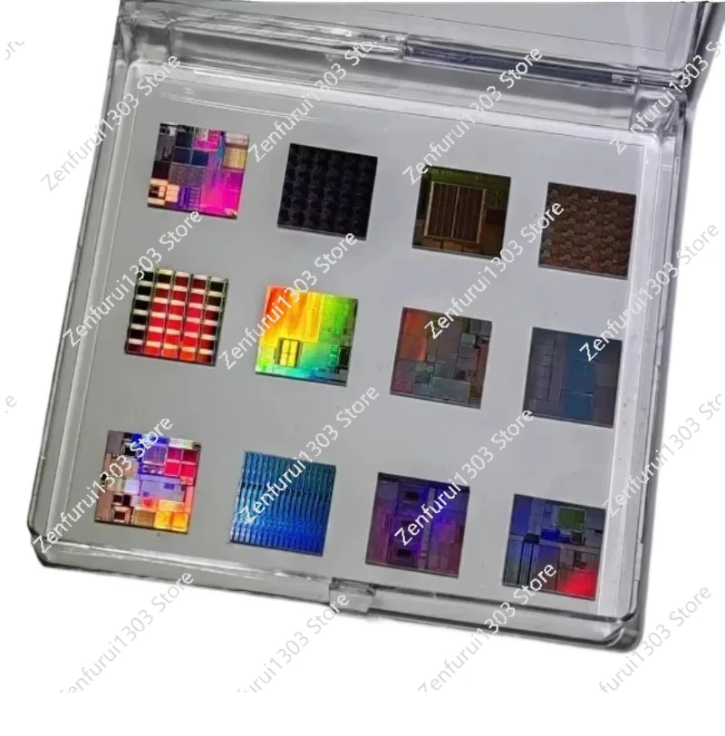 New Bare Silicon Chip  Wafer Integrated Circuit Lithography Semiconductor Chip Microprocessor  Die