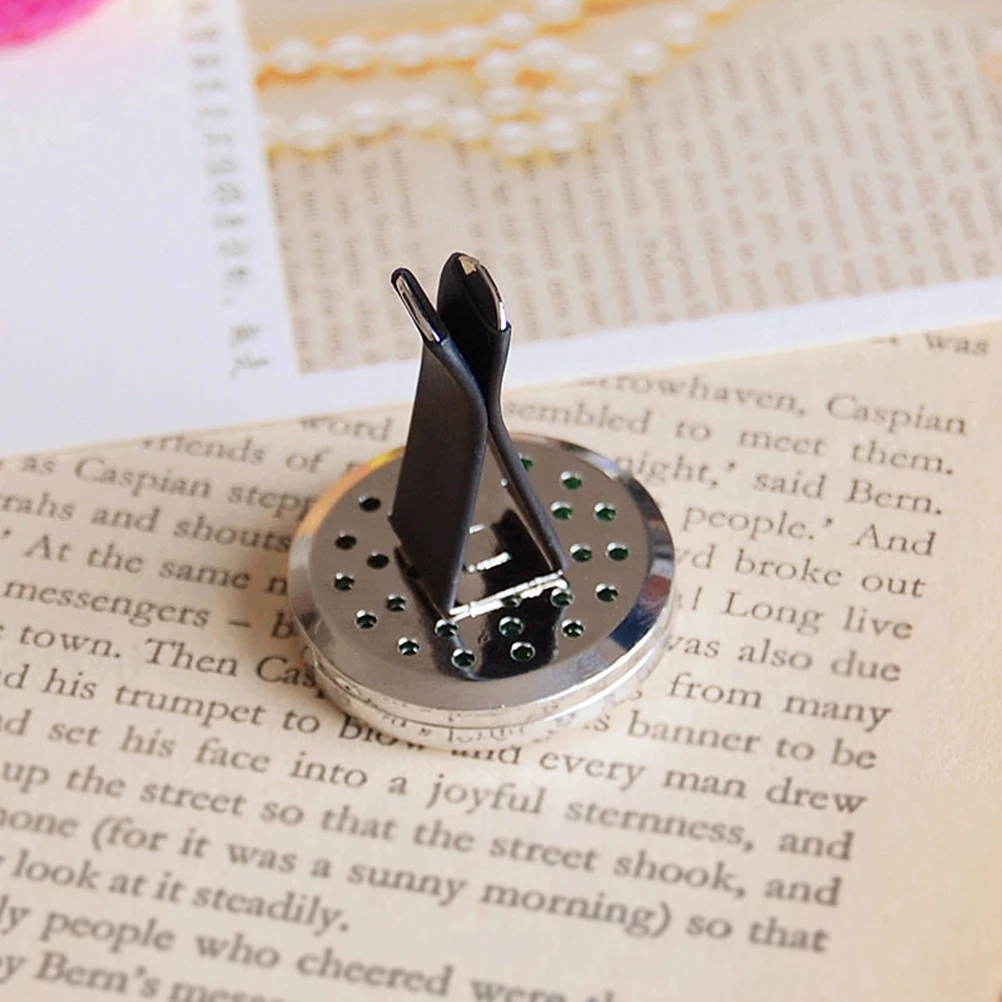 

Car Perfume Clip Aromatherapy Solid Fragrance Diffuser Alloy Frame High Temp Resistant Durable Dashboard Decoration Luck