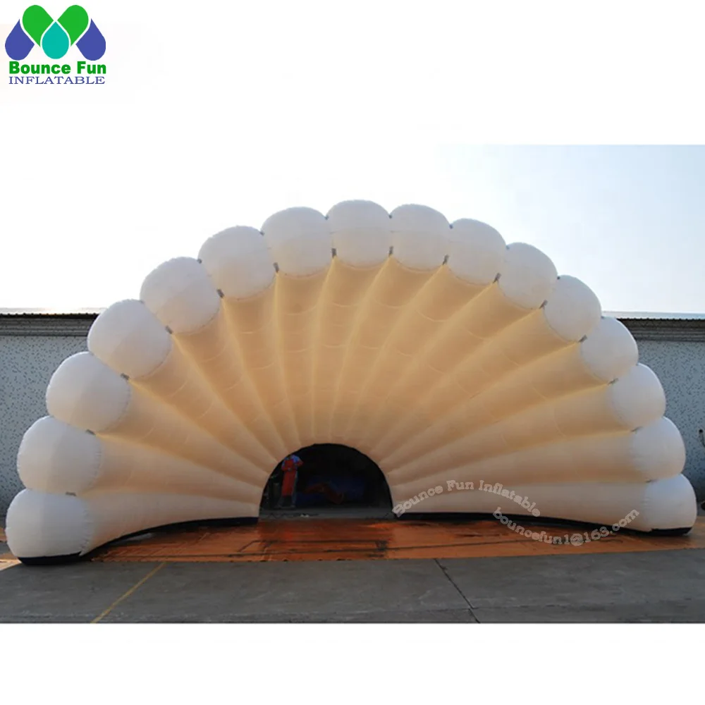 Newcommercial Igloo Large Inflatable Stage Cover White Shell dome Tents And Shelters Patio party for Wedding event music concert