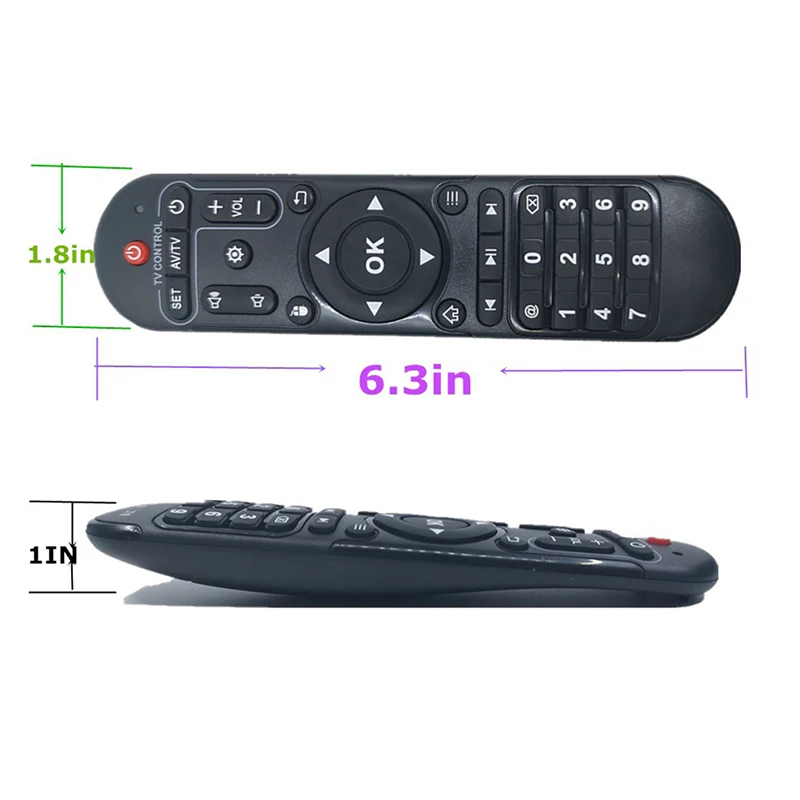 New-Remote Control Replacement For X96 MAX X98 PRO X92 Controller Android TV Box
