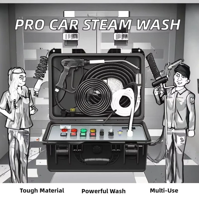 Wholesale Safety Devices Mobile Steam Car Wash Equipment Steam Cleaning Devices Car Wash Kits Steam Engines Customizable