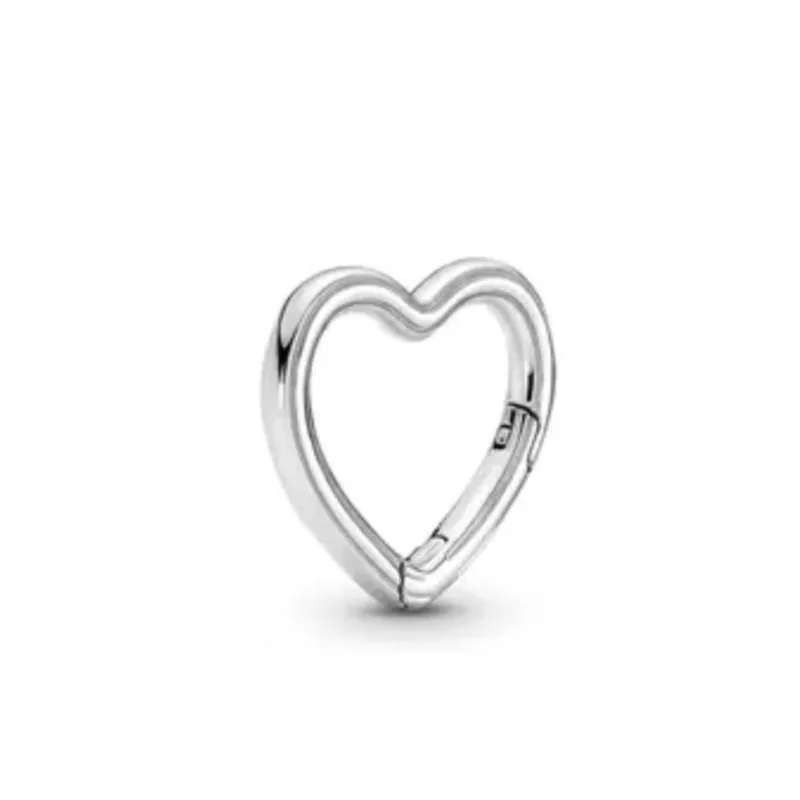 غرامة رواج صالح الأصلي لي سوار صغير 925 الفضة ثقب صغير لي سلسلة القلب الشمس النار حبة حلية حلقة DIY بها بنفسك مجوهرات اكسسوارات