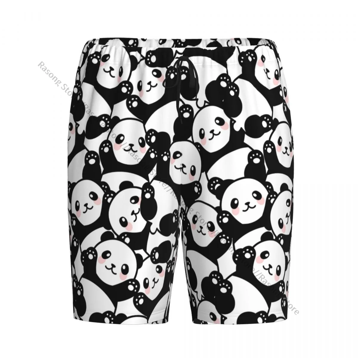 

Casual sleep bottoms Cute Cartoon Panda men shorts sleepwear male pajamas