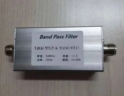 BPF-76-108 76-108MHz 100w 300w Band Pass Filter BPF Filter M Female Module Sensor