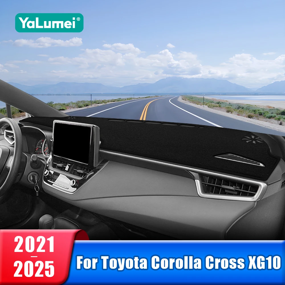 

Для Toyota Corolla Cross XG10 2021 2022 2023 2024 2025 гибридный коврик для приборной панели автомобиля, нескользящая накладка на приборную панель, аксессуары