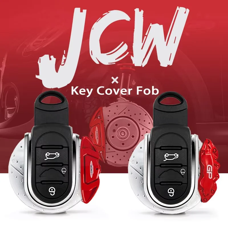 Brand New Glossy/ Mate JCW GP Style Plastic Material Key Fob For mini cooper F55 F56 F57 F54 F60 (1 PCS/SET)