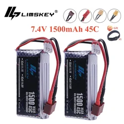 2S LiPo Battery 2S 7.4V 1500mAh 1800mah 45C RC Toys Rechargeable Batteries For RC Helicopter Airplane Car Boat Quadrotor Drone