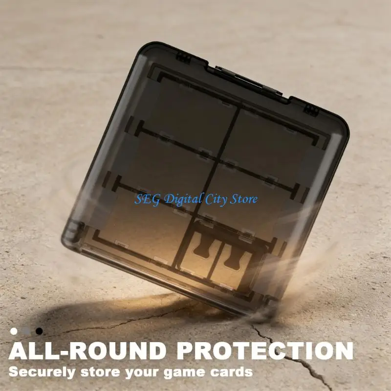U75B Stylish Game Card Keeper Dustproof Game Round Holder ABS Storage Offers Large Space & Robusts Construction for Gaming