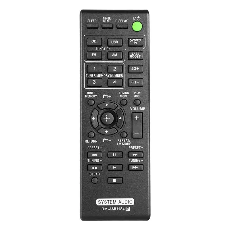 

RM-AMU184 For Sony Remote Control Replacement, For Sony Mini Hi-Fi System MHC-ECL5 SS-ECL5 HCD-ECL5 MHCECL5 SSECL5 HCDECL5