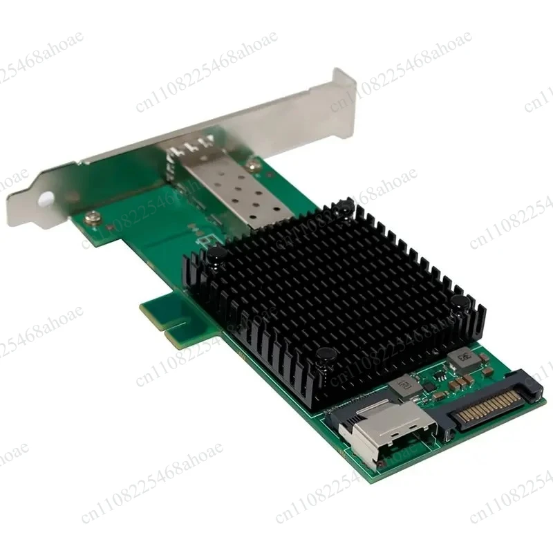 M.2 B+M Key 10G Fiber Optic Network Card JL82599EN Chip SFP+ 10GbE Ethernet Adapter for Industrial Computer Server