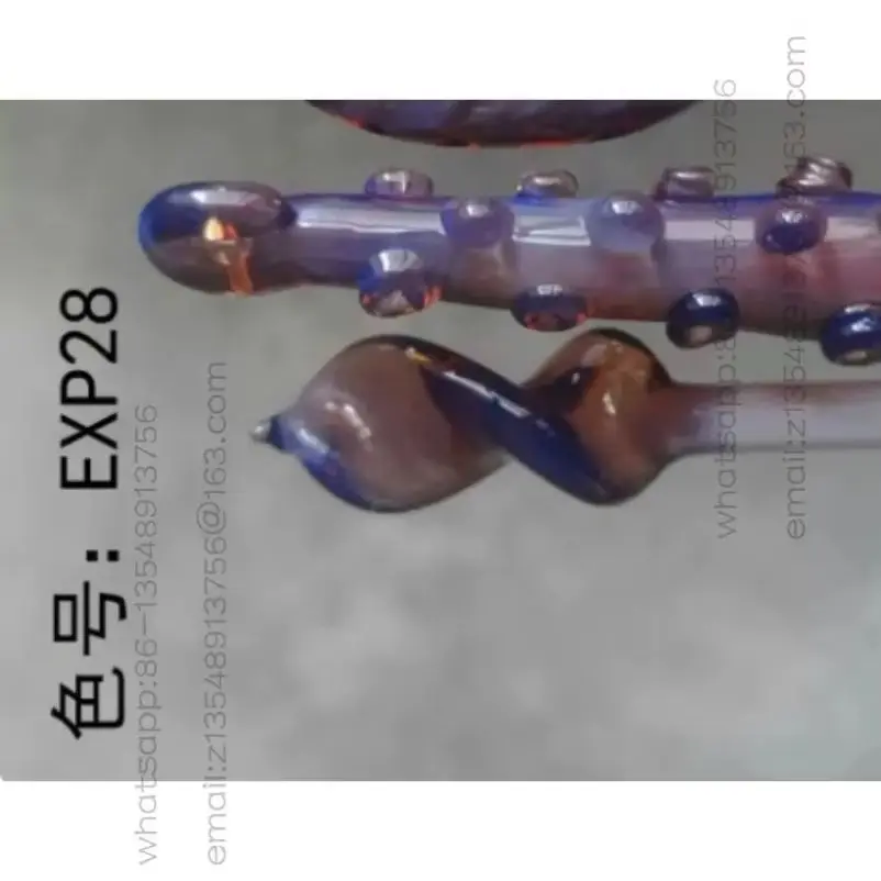 EXP28 Clove Purple Protein Bar Lamp Glass Rod Color High Borosilicate Glazed Hard Material Spot Quick Hair
