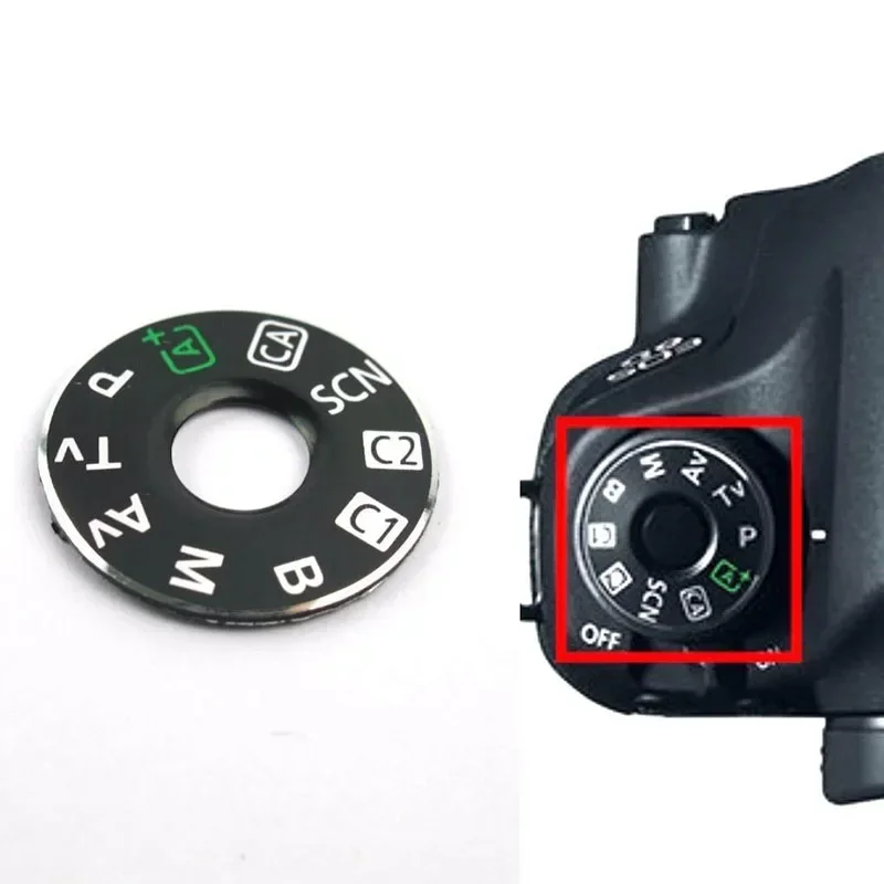 Camera Dial Sticker Rotary Disc Mounting For Canon 6D Camera Dial Mode Board Interface Cover Accessories New