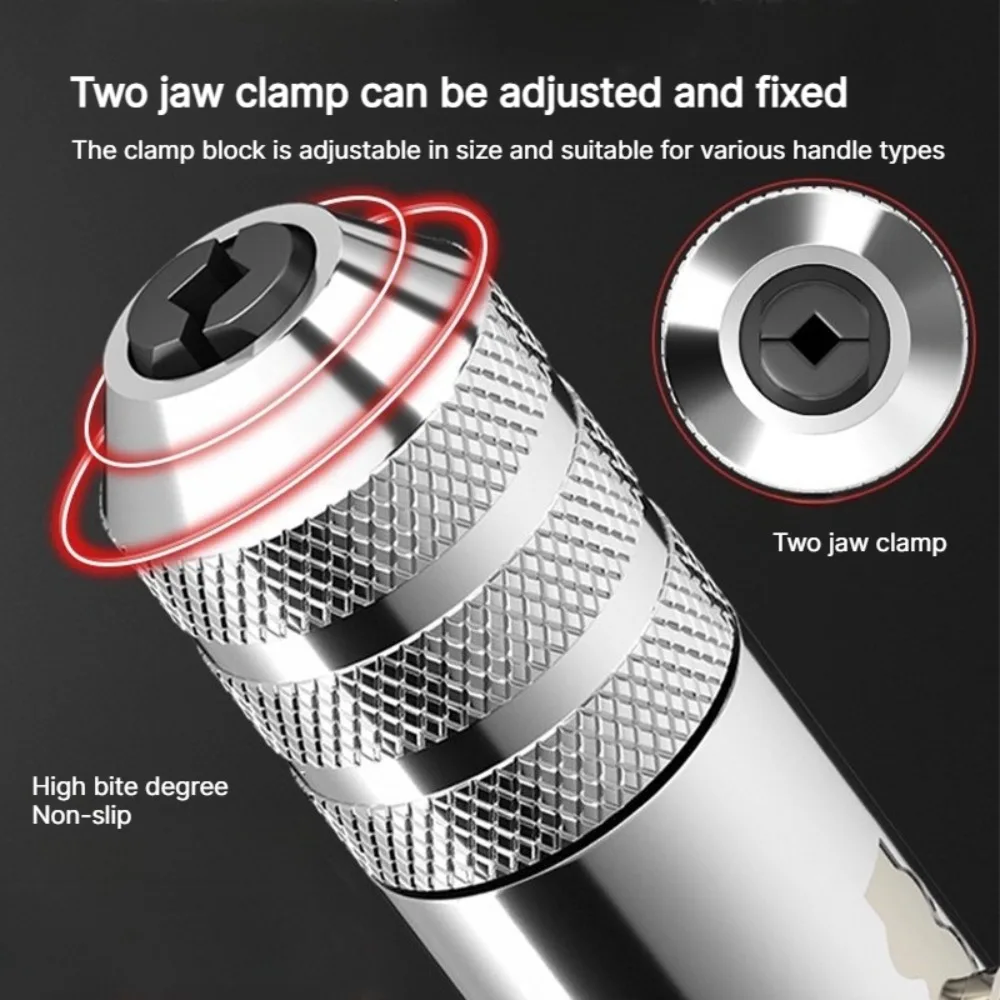 M3-M12 Adjustable Ratchet Tap Wrench Extended Forward Reverse Twister Thread Tapping Tool Tap Die Set T-Handle Hand Tools view 5