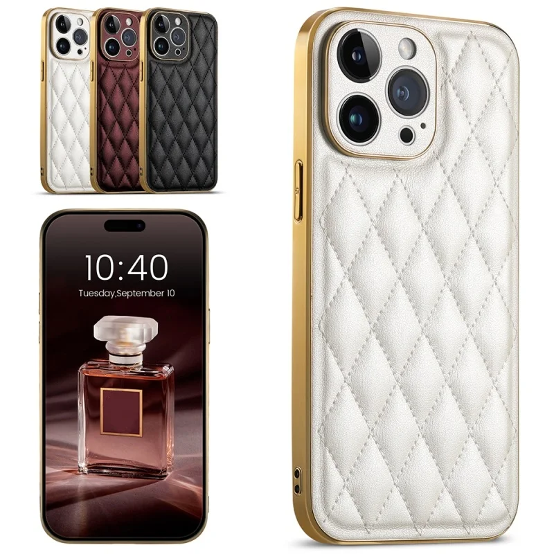 Fashion Trend Gold Plating Phone Case For iPhone 14 Plus 13 Pro Max 12 Pro Shockproof Anti-Drop Soft Back Cover