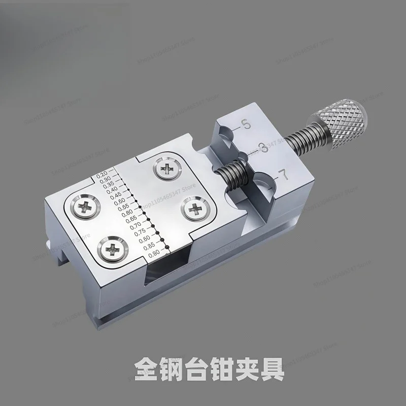 For Watch Repair Tool All-steel Pliers Handle Pointer Pipe Clamp Balance Wheel Fixing Seat Wheel Clamp